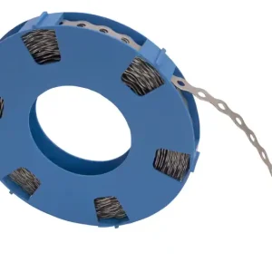 Rouleau de feuillard prépercé 17 x 0,80 mm L 10 m pour gaines DESA Bon Plan