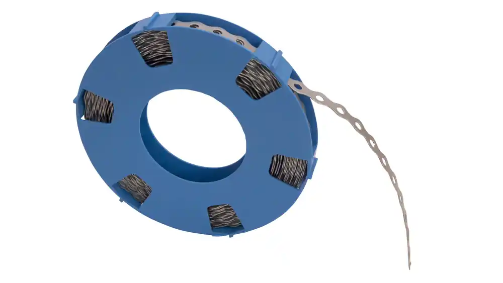 Rouleau de feuillard prépercé 17 x 0,80 mm L 10 m pour gaines DESA Bon Plan