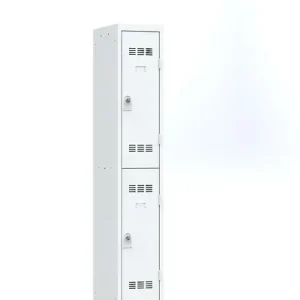 Retour Gratuit Vestiaire 1 colonne 2 cases gris P.HENRY