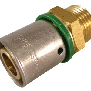 Commander Vite Manchon à sertir mâle 12/17 3/8 pour tube PER diamètre 13/16 mm