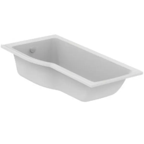 Authentique Ideal Standard baignoire pour bain douche 150x80 asymétrique Connect Air droite blanc