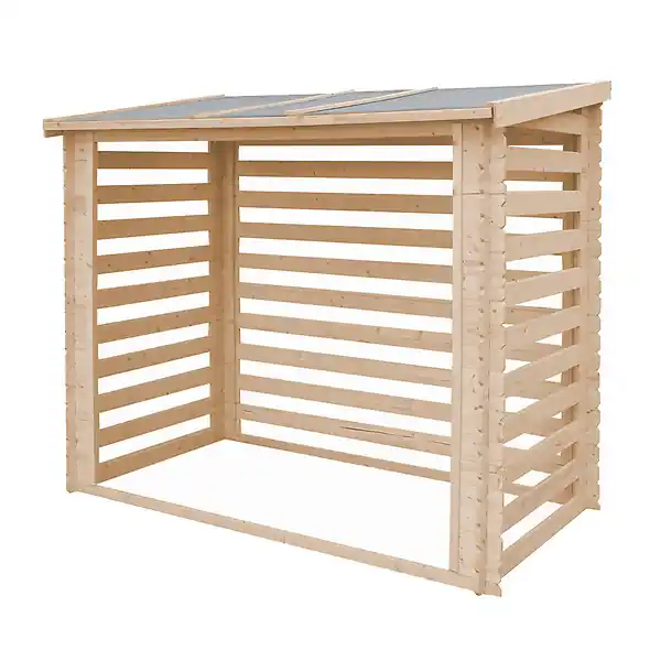 TIMBELA M202 - Abri à bûches - H199 x L146 x l232 cm / 2.63 m2 Offre Spéciale