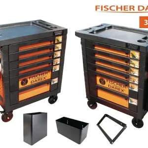 Servante d‘atelier - 6 tiroirs - acier avec accessoires FISCHER DAREX Acheter En Ligne