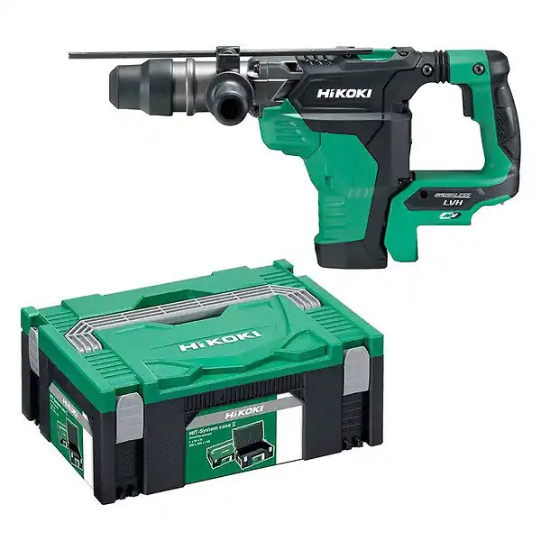 Perforateur burineur sans fil SDS-max 36V HIKOKI DH36DMAW2Z 8,5J en coffret (vendu sans batterie) Pas Cher