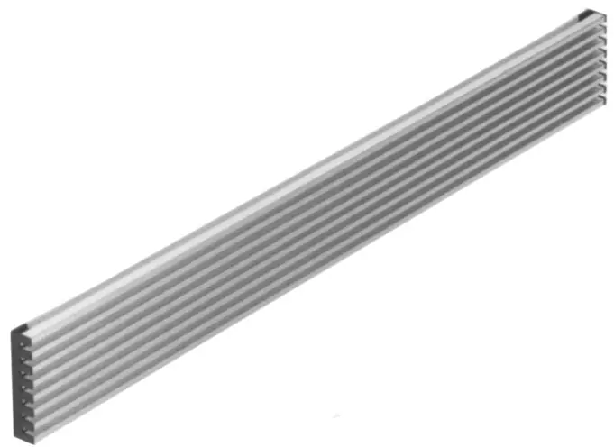 Acheter Direct Grille de ventilation 60 cm chrome mat OFITRES