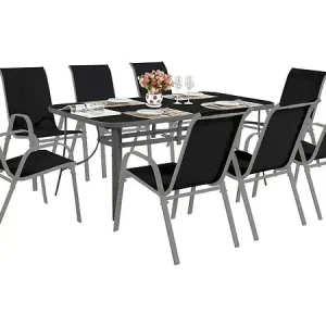 Solde Salon de jardin Cordoba + Tropic 8 personnes HABITAT ET JARDIN