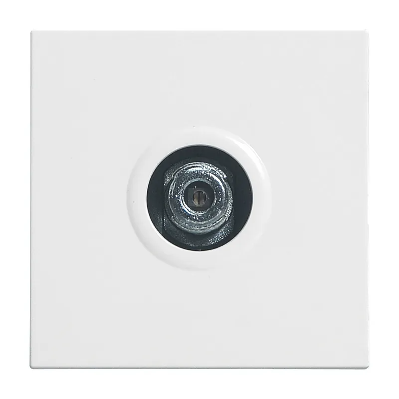 Pas Cher Prise TV type ‘‘F‘‘ à visser 2 modules finition blanche Mosaic LEGRAND