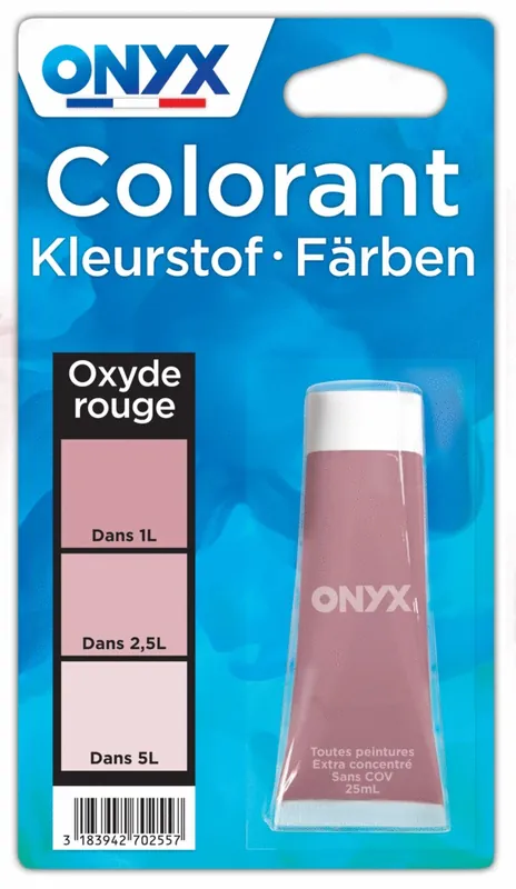 Solde Colorant universel pour peinture oxyde rouge 25 ml ONYX