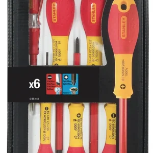 Tournevis isolés 1000 V Fatmax avec testeur par 6 STANLEY Nouveauté