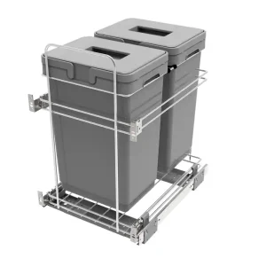 Promotion Poubelle double 2 x 16 litres VIBO