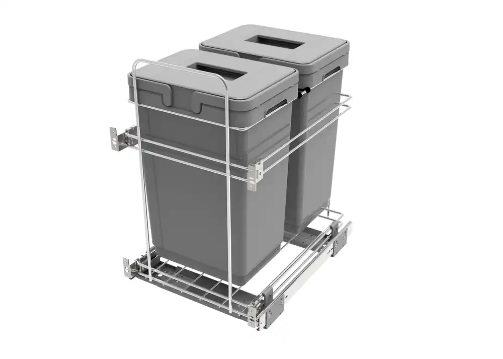 Promotion Poubelle double 2 x 16 litres VIBO