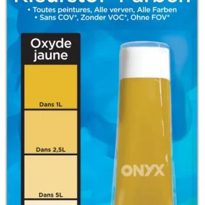 Super Prix Colorant universel pour peinture oxyde jaune 60 ml ONYX