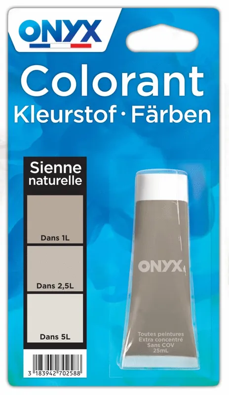Colorant universel pour peinture sienne naturelle 25 ml ONYX Prix Promo
