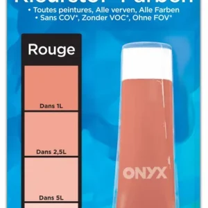 Nouvelle Collection Colorant universel pour peinture rouge 60 ml ONYX