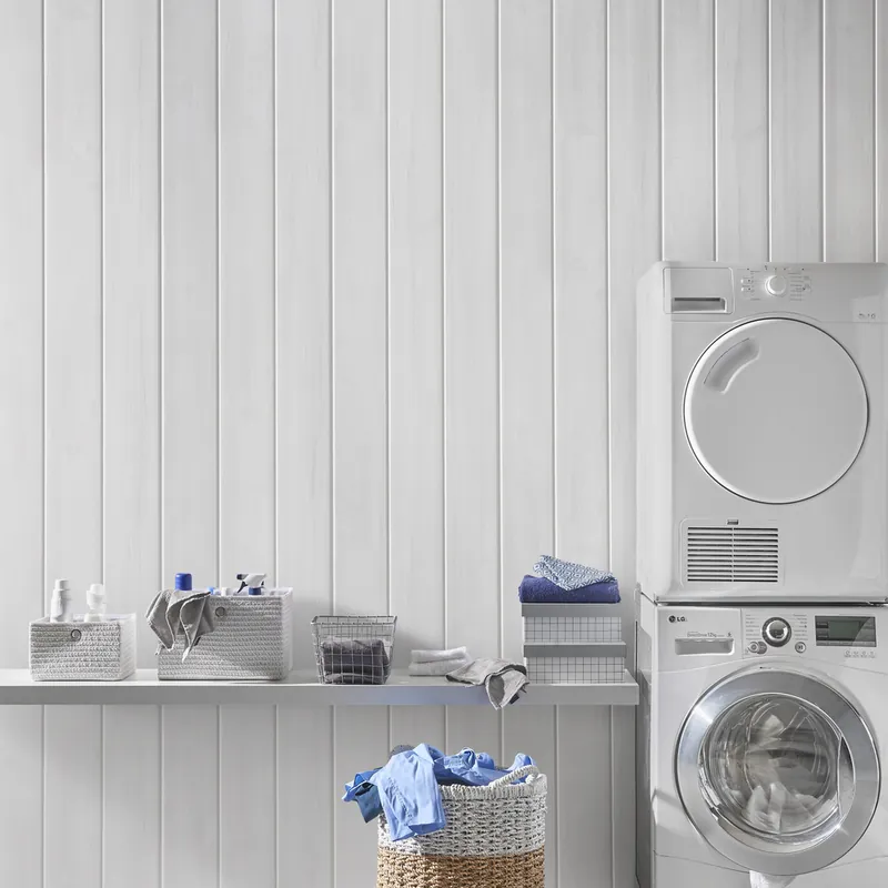 Meilleur Choix Lambris PVC Country aspect bois raboté gris vieilli - 8 x 375 x 2600 mm - GROSFILLEX