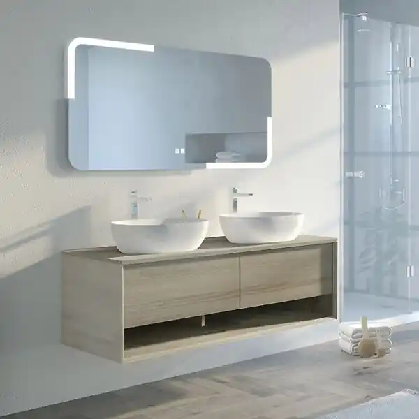 Meuble de salle de bain SANZA 1400 Scandinave DISTRIBAIN Promotion Saisonnière