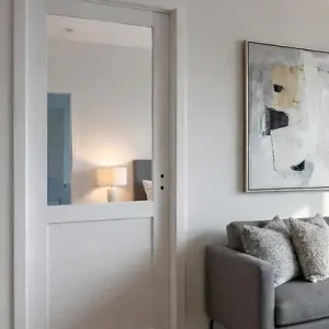 Bloc Porte Atelier BLANC sans meneau H204 x L83 cm Côte Tableau P.Gauche GD MENUISERIES Nouvelle Collection