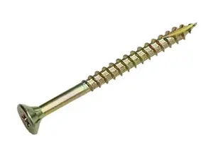 Vis tête fraisée Pozidriv acier bichromaté 4.5 x 60 mm par 90 ROCKET Bon Plan