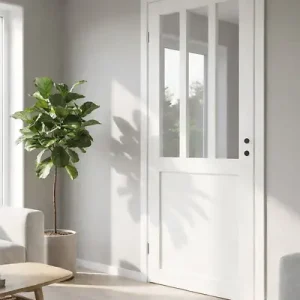 Bloc Porte Atelier BLANC H204 x L83 cm Côte Tableau P.Droit GD MENUISERIES Produit De Marque