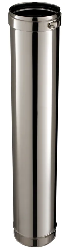 Dernier Modèle Tubage rigide inox 100 cm avec collier diamètre 150 mm POUJOULAT
