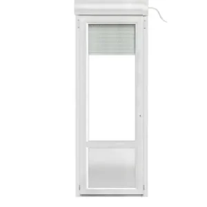 Bon Plan Porte-fenêtre PVC 1 vantail VRI - Blanc - H.218xl.85cm QUADROFORM