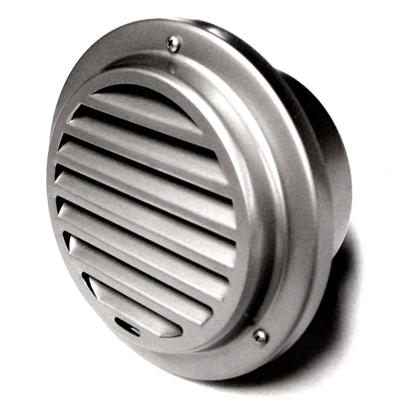Grille d‘aération en inox ronde diamètre 100 mm AUTOGYRE Expédié Aujourd'hui