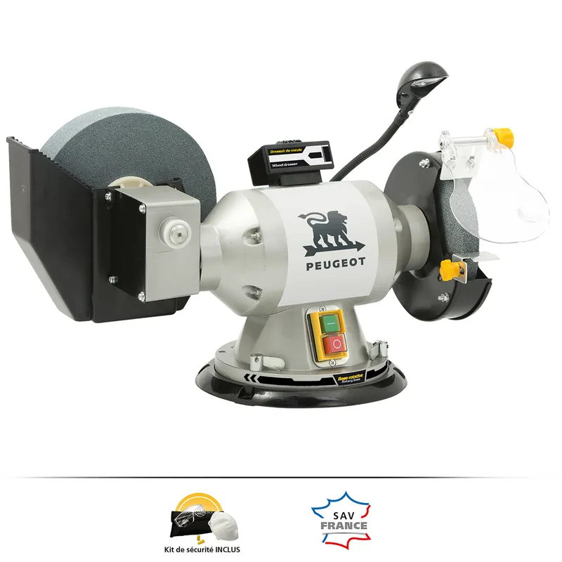 Touret à meuler à sec diamètre 150 mm et à eau diamètre 200 mm PEUGEOT Top Vente