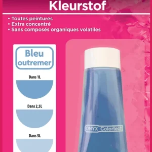 Colorant universel pour peinture bleu outremer 25 ml ONYX Petit Prix