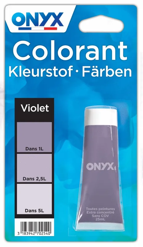 Colorant universel pour peinture violet 25 ml ONYX Solde