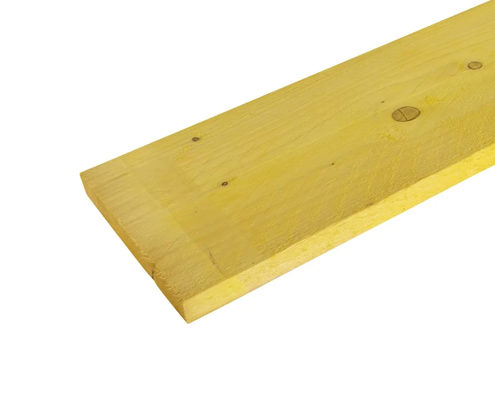 Usine Directe Planche en sapin brut traitée classe 2 - 27 x 200 x 2500 mm - HENRY TIMBER