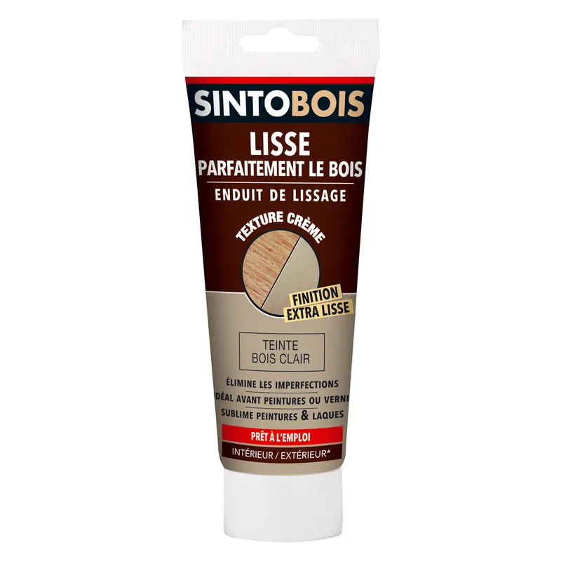 Populaire Enduit de lissage bois clair 250 gr SINTOBOIS