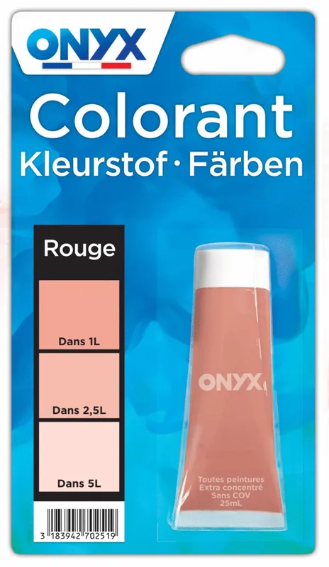 Colorant universel pour peinture rouge 25 ml ONYX Bon Marché