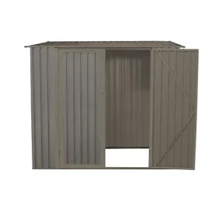 Abri de jardin métal SU 2.94 m² - Gris/bois vieilli CHALET & JARDIN Authentique