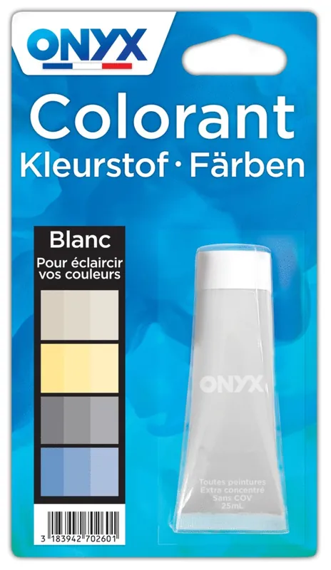 Bon Marché Colorant universel pour peinture blanc 25 ml ONYX