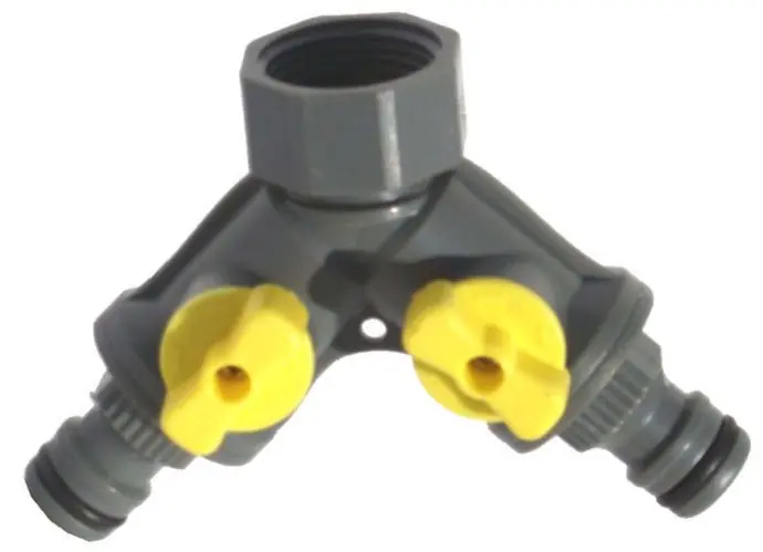 Jusqu'à Épuisement Des Stocks Raccord Y femelle double sortie 3/4" à vannes