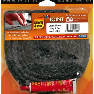 Joint fibre verre diamètre 15 mm L 2,5 m PYROFEU Affaire À Saisir