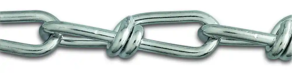 Chaîne nouée Victor en acier zingué diamètre 1,4 mm vendue au mètre CHAPUIS Prix Cassé