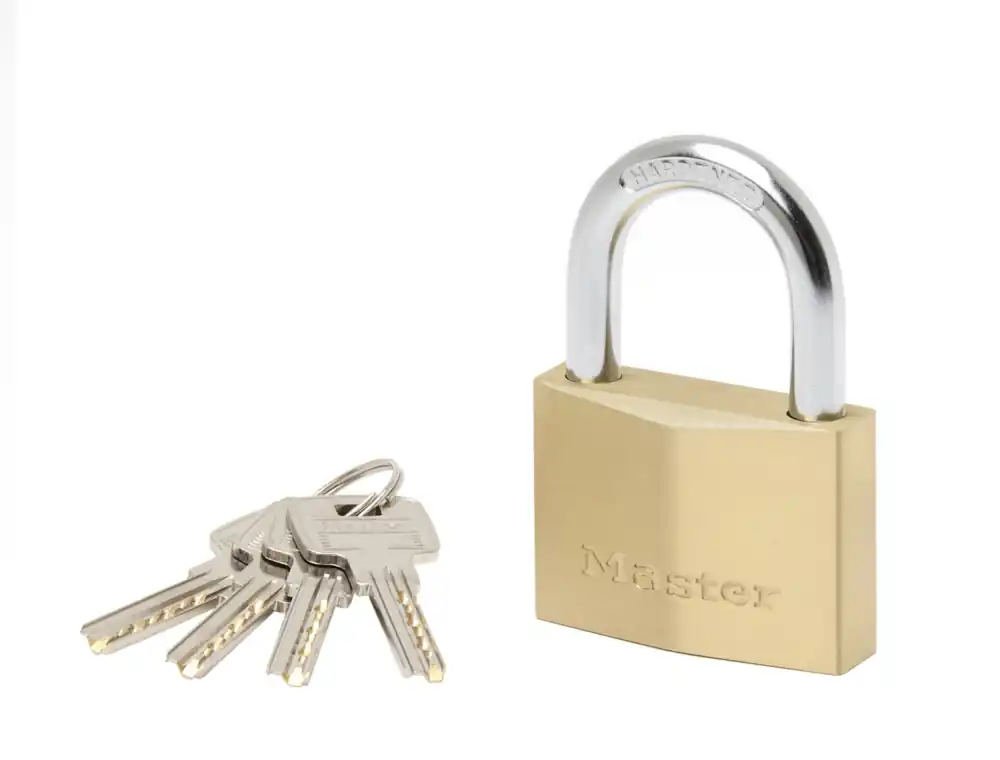 Cadenas à clés largeur 50 mm en laiton MASTER LOCK Dernier Modèle