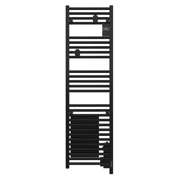Sèche-serviettes étroit soufflant Atlantic Doris - 500 + 1000W - WI-FI - Noir Expédié Aujourd'hui