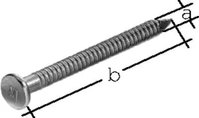 Pointes d‘ancrage galva 4 x 40 mm par 50 Achetez Aujourd'hui