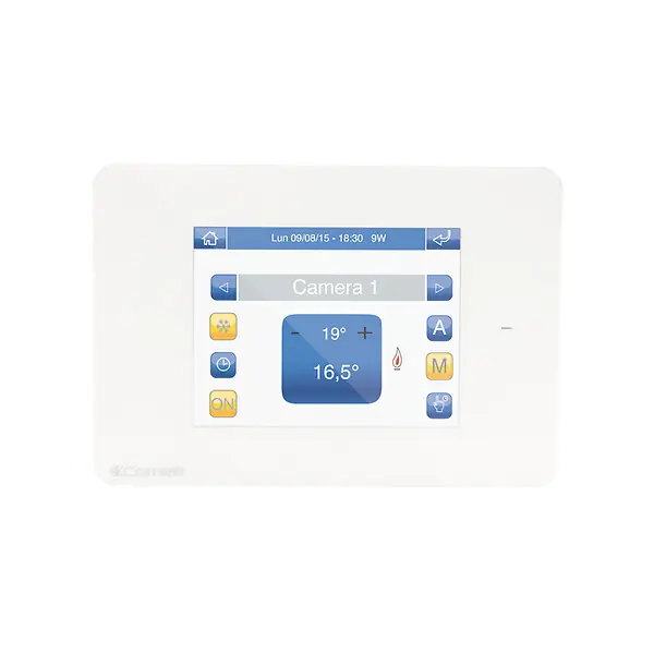 MINI touch SimpleHome 3.5" version chronothermostat blanc - COMELIT - 20003001W COMELIT IMMOTEC Meilleur Choix