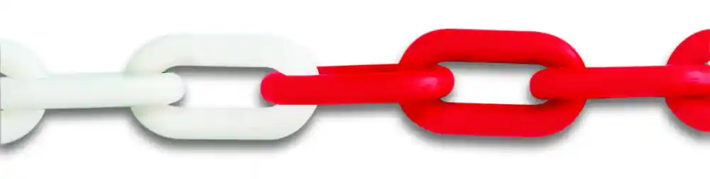 Prix Choc Chaîne de signalisation rouge et blanc diamètre 8 mm vendue au mètre CHAPUIS