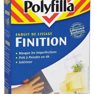 Pas Cher Enduit de lissage de finition en poudre 1 kg POLYFILLA