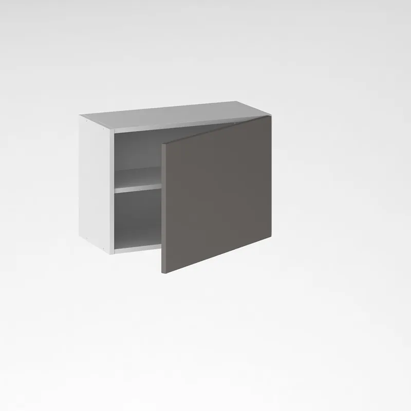 Porte pour meuble hotte de cuisine Lotus gris plomb mat 42 x 60 cm OFITRES Commander Maintenant