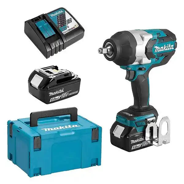 Boulonneuse à Chocs MAKITA DTW1002RTJ 18 V Li-ion (2 x 5 Ah) 1000 Nm Produit De Marque