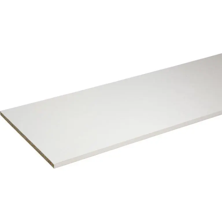 Promotion Tablette mélaminé blanc - 18 x 500 x 2500 mm - AJ TIMBER