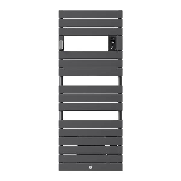 Offre Limitée Radiateur sèche-serviettes électrique Riviera 2 - Sans soufflerie - 500W - Gris menhir THERMOR