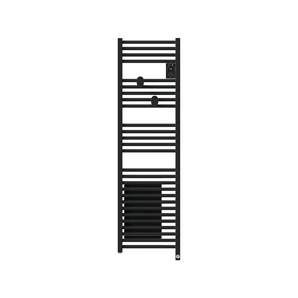 Sèche-serviettes connecté Riva 5 Etroit avec soufflerie 1500W Carbone - THERMOR - 471658 Authentique