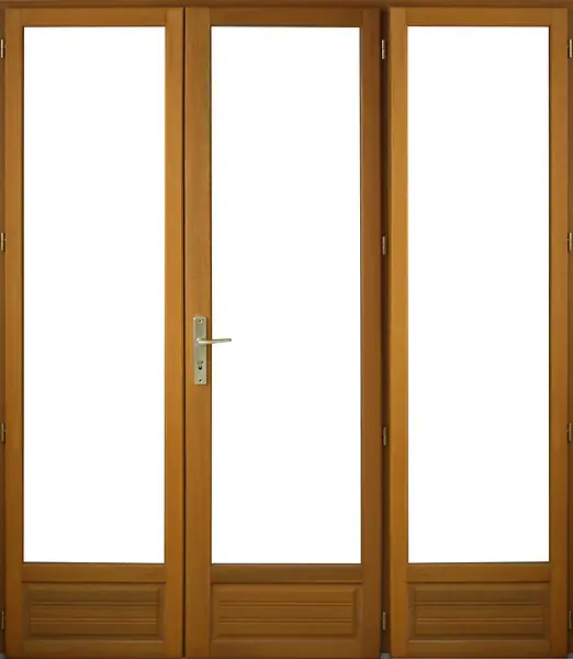 Porte-fenêtre en bois Exo - H.215xL.180cm TOTEM Offre Limitée