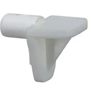 Supports de rayon diamètre 5 mm plastique blanc par 24 Remise